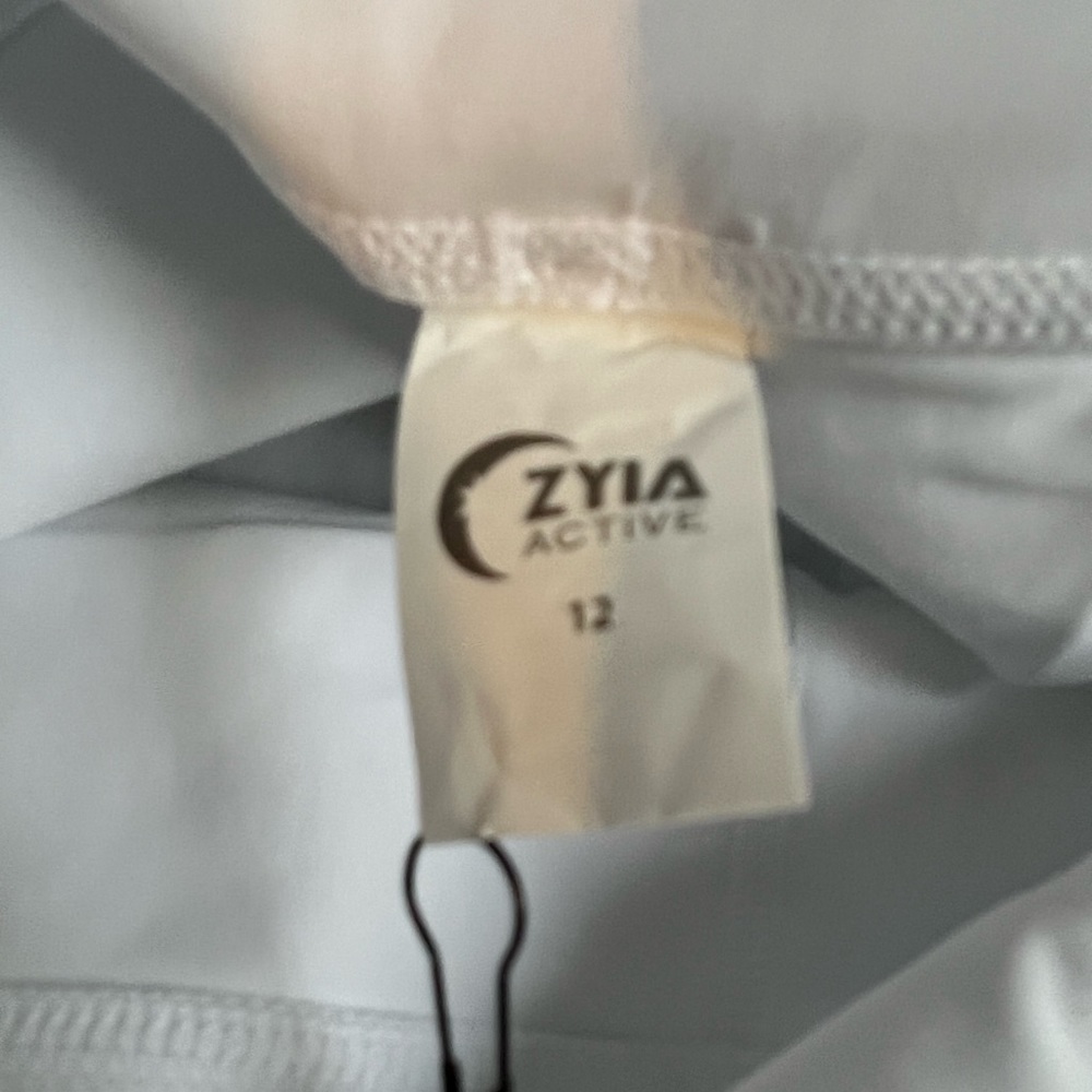 Zyia White Unicorn Luxe Leggings